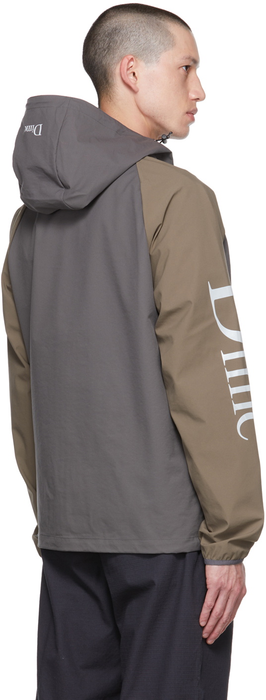 Dime Gray Windbreaker Jacket