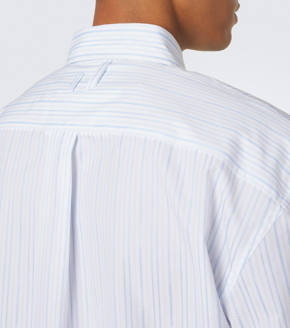 Jacquemus Simon striped cotton shirt
