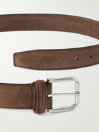 Anderson's - 2.5cm Nubuck Belt - Brown