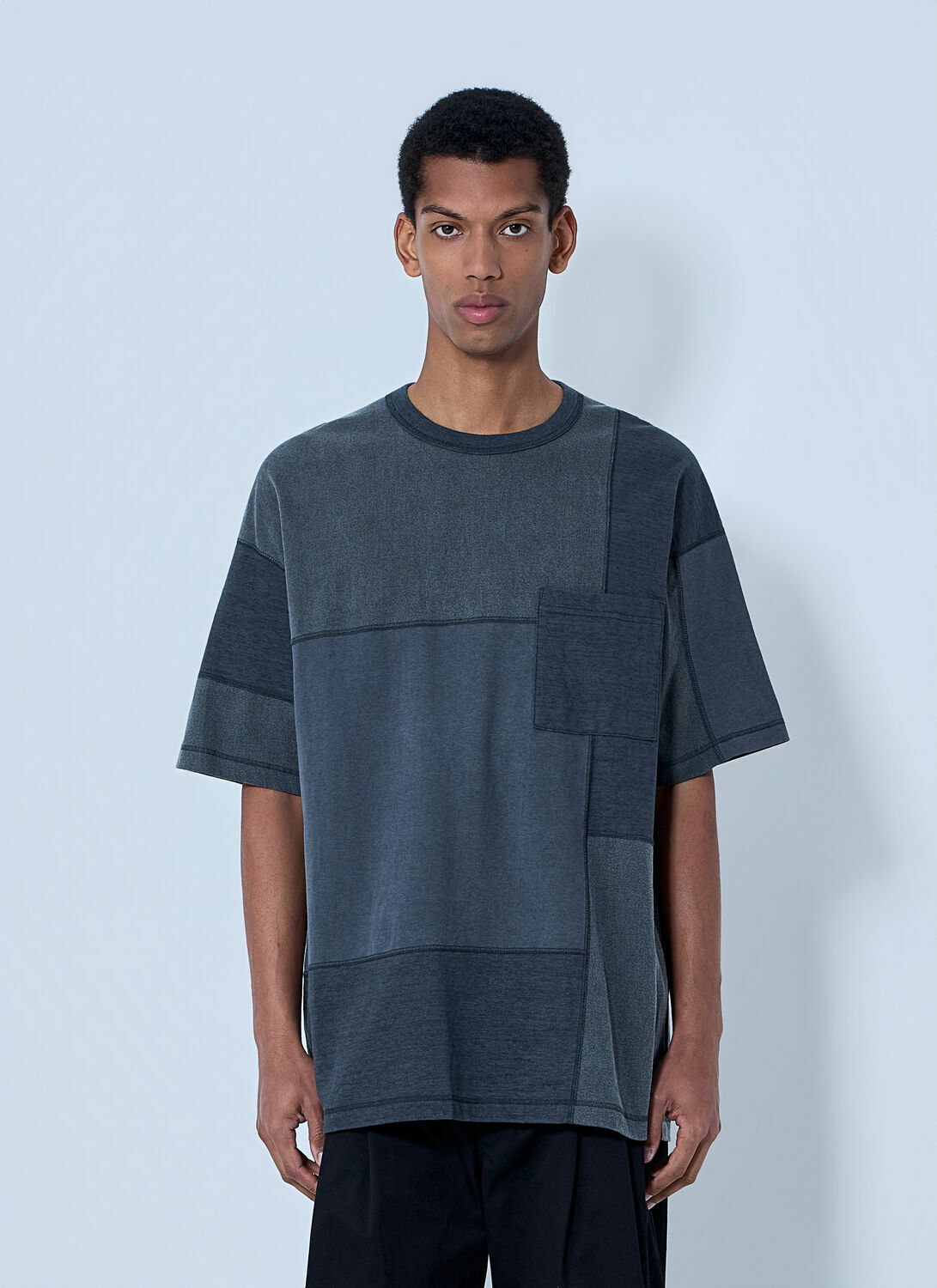 Comme des Garçons Homme Patchwork Cotton T-Shirt
