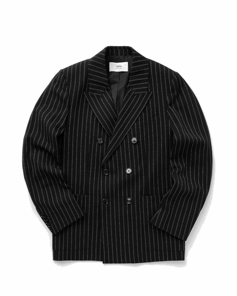 Photo: Ami Paris Double Breasted Jacket Black - Mens - Coats