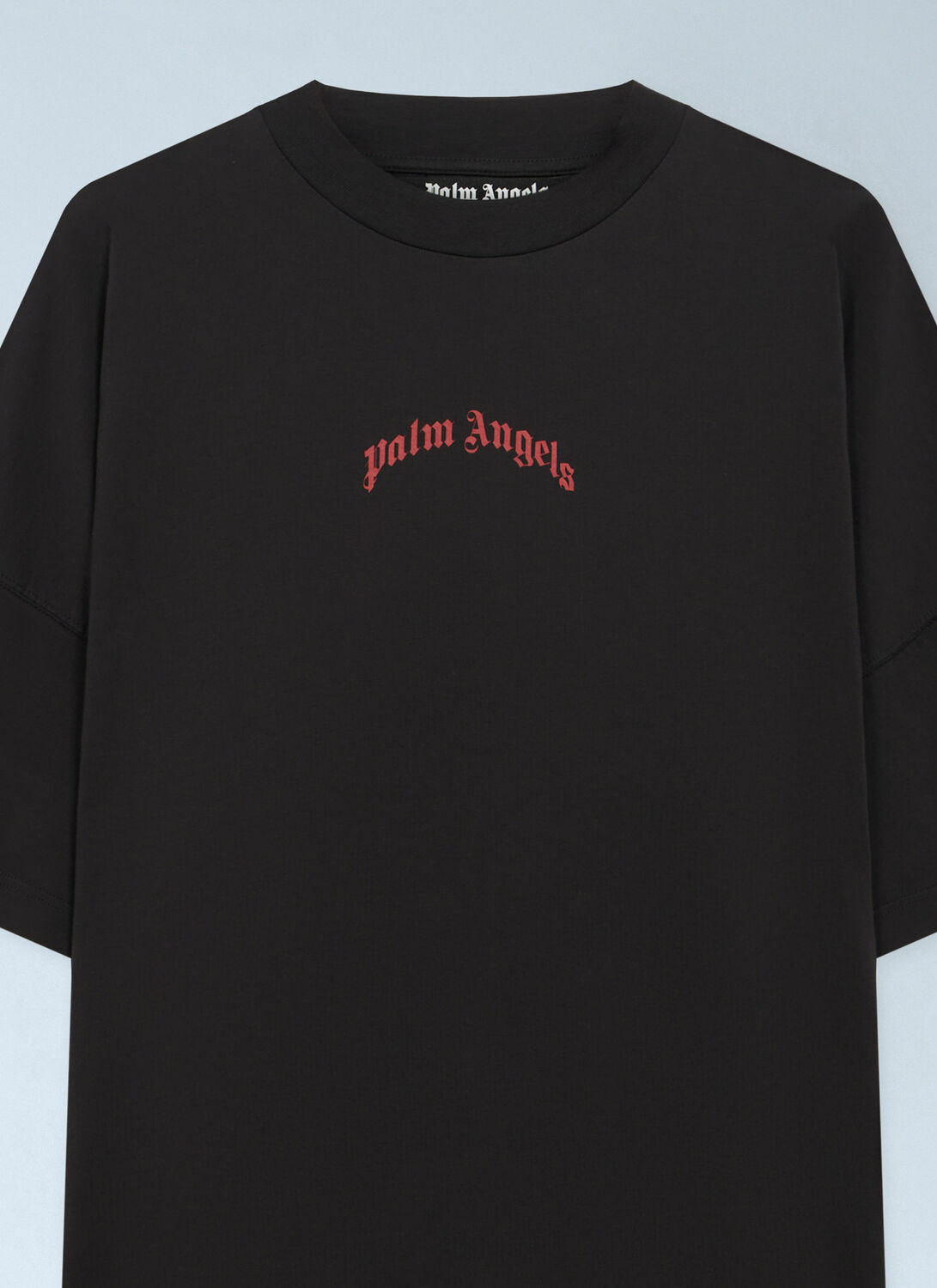 Palm Angels Curved Logo Over T-shirt