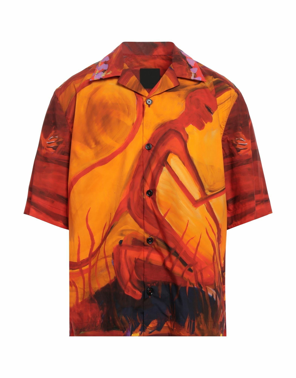 Givenchy Mens Shirt in Tomato red