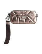Peserico Womens Clutch Bronze