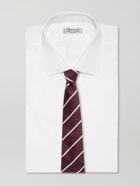 BRUNELLO CUCINELLI - 7cm Striped Silk-Jacquard Tie