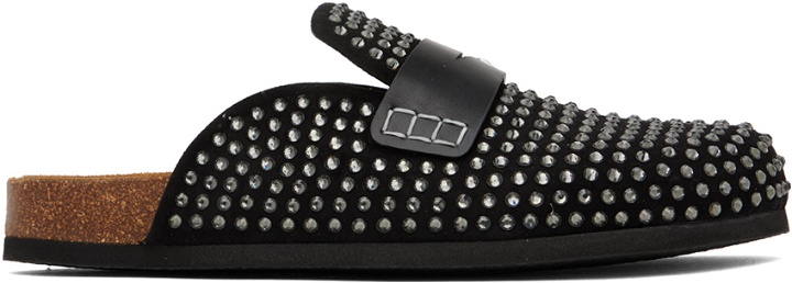 Photo: JW Anderson Black Crystal Loafers
