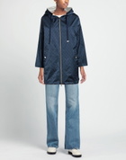 Herno Womens Overcoat & Trench Coat Midnight in Blue