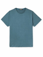 Loro Piana - Slim-Fit Silk and Cotton-Blend Jersey T-Shirt - Blue