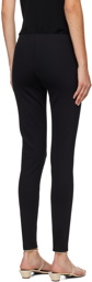 The Row Black Woolworth Leggings