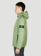 Stone Island - Hooded Puffer Jacket in Green