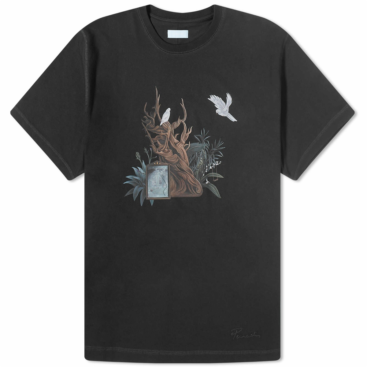 Photo: 3.Paradis Men's Old Tree T-Shirt in Black