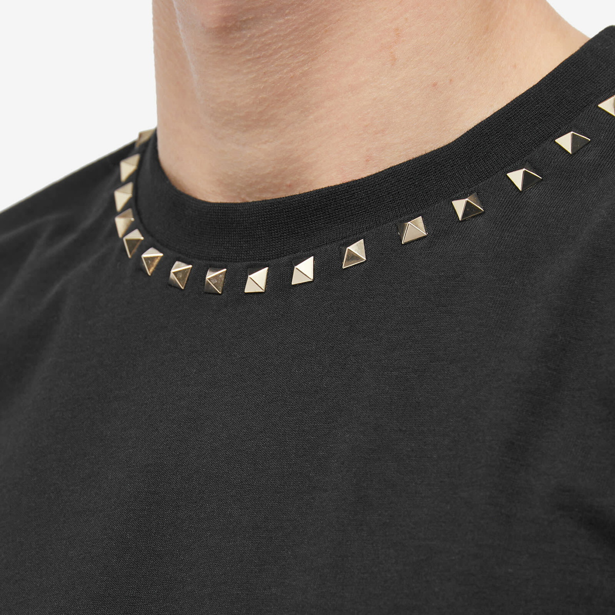 Tシャツ・カットソー VALENTINO Men T-shirt Black 7V3MG16PB32 9RA VALENTINO GARAVANI - Chez Valentino T-shirt | Leam Roma