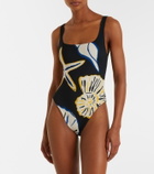 Cala de la Cruz Vienna printed swimsuit