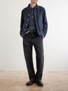 Officine Générale - Jordy Cotton-Twill Polo Shirt - Blue