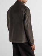 Boglioli - Cotton-Blend Corduroy Overshirt - Brown
