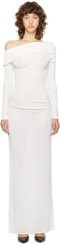 Photo: Anna October White Teresa Maxi Dress