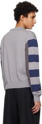 Kiko Kostadinov Gray & Blue Kest Cardigan