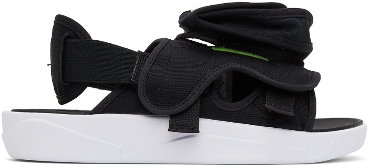 Photo: Nike Jordan Black Jordan LS Slide Sandals