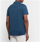 Onia - Linen-Blend Jersey Polo Shirt - Navy
