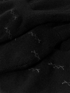ERMENEGILDO ZEGNA - Iconic Triple X Three-Pack Cotton-Blend No-Show Socks - Black