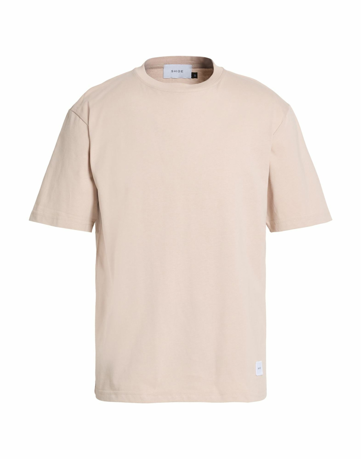 Shoe Mens T-shirt in Beige