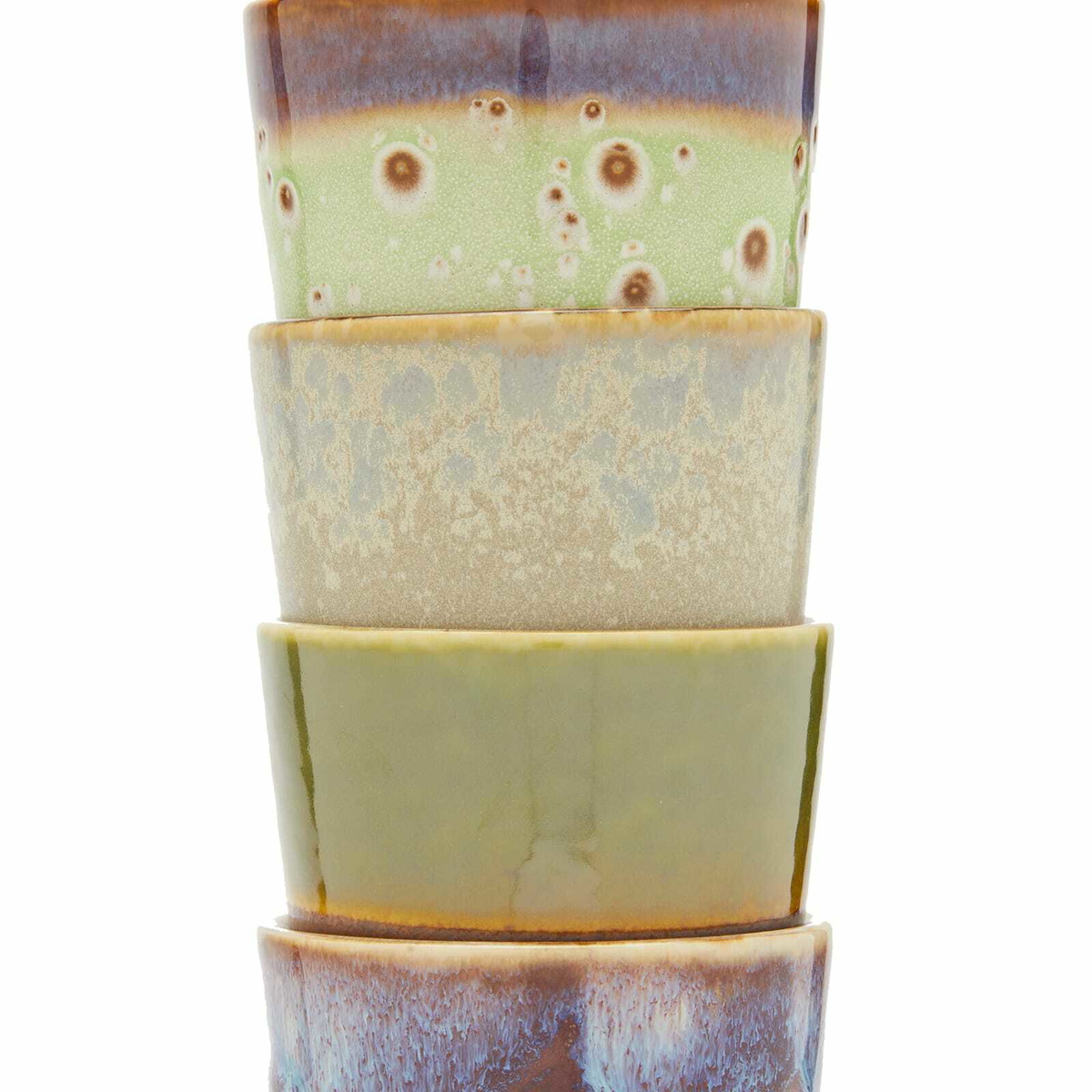 HKLiving Coffee Mugs - Set of 6 in Grounding 