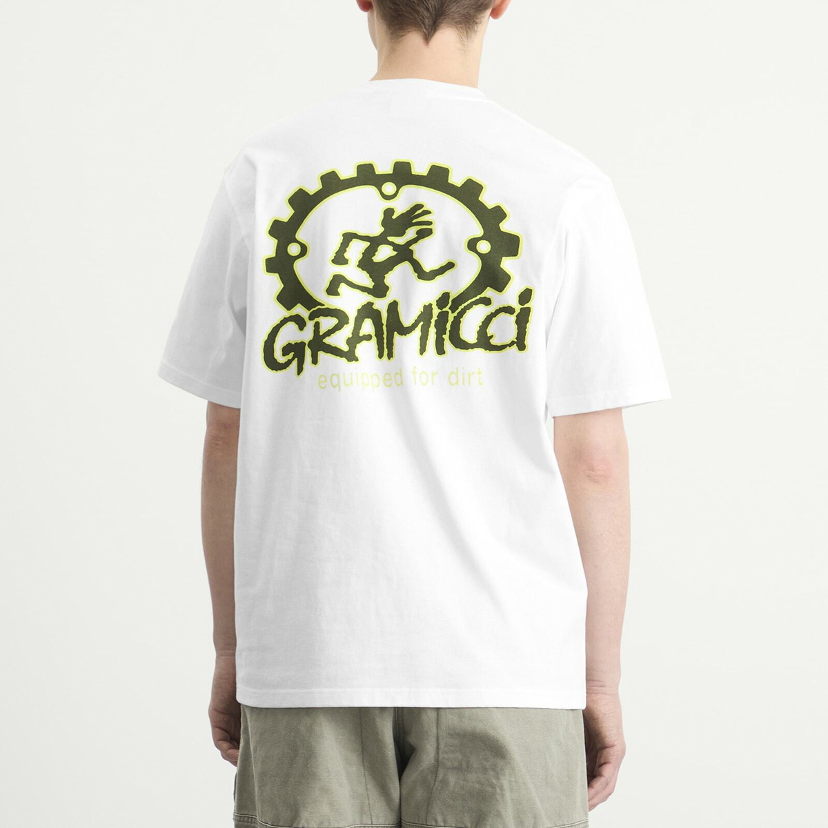 Gramicci Men's Equipped For Dirt T-Shirt in White