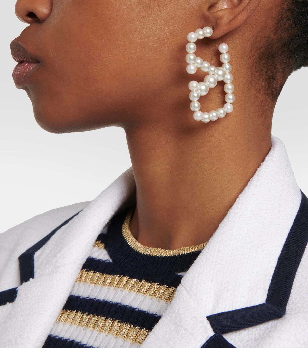 Valentino VLogo Signature faux pearl earrings Valentino
