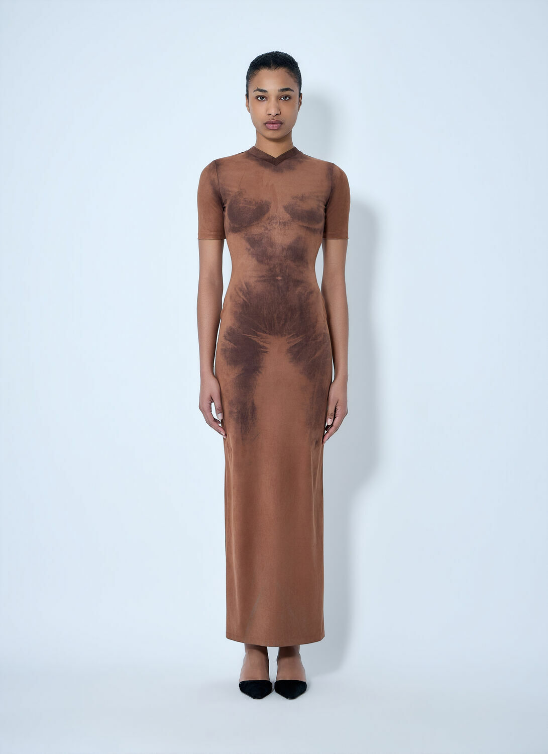 Acne Studios Short Sleeve Maxi Dress