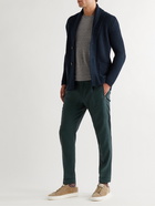 ETRO - Ribbed Wool Cardigan - Blue