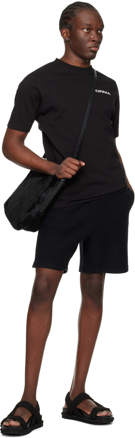 FORMA Black Printed T-Shirt