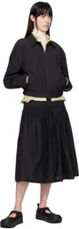 AMOMENTO Black Vibram Mary Jane Ballerina Flats