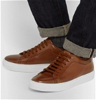 Paul Smith - Basso Burnished-Leather Sneakers - Brown