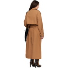 Isabel Marant Tan Violette Cotton Trench Coat
