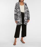 Missoni - Belted alpaca-blend knit cardigan
