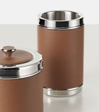 Giobagnara Ocean steel and leather bottle cooler