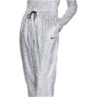 Nike White and Grey Python Lounge Pants