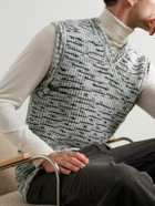 Mr P. - Space-Dyed Wool Sweater Vest - Gray