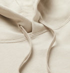 Rick Owens - Champion Logo-Appliquéd Loopback Cotton-Blend Jersey Hoodie - Neutrals
