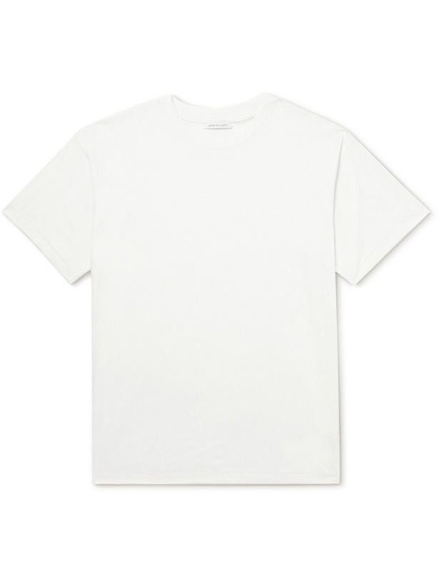 Photo: John Elliott - Cotton and Cashmere-Blend T-Shirt - White
