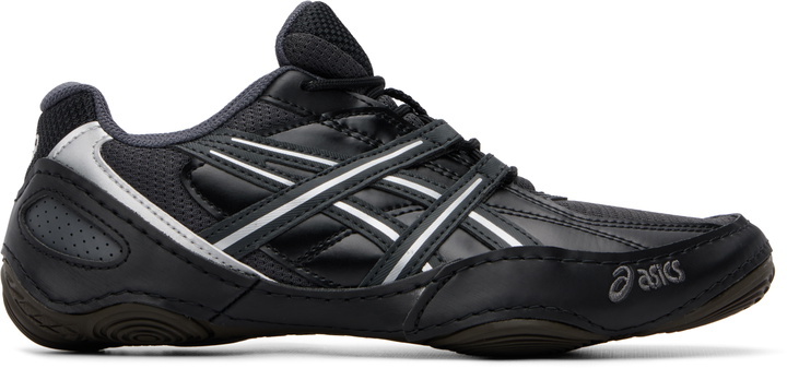 Photo: ASICS Black & Gray Hypersync Sneaker