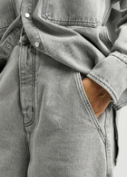 Petar Petrov Get Up Wide-leg Jeans Grey Light
