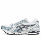 Asics Gel-Kayano 14 in White/Fjord Grey