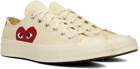 COMME des GARÇONS PLAY Off-White Converse Edition Chuck 70 Sneakers