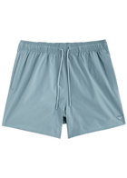 Emporio Armani Logo Shell Swim Shorts Light Blue