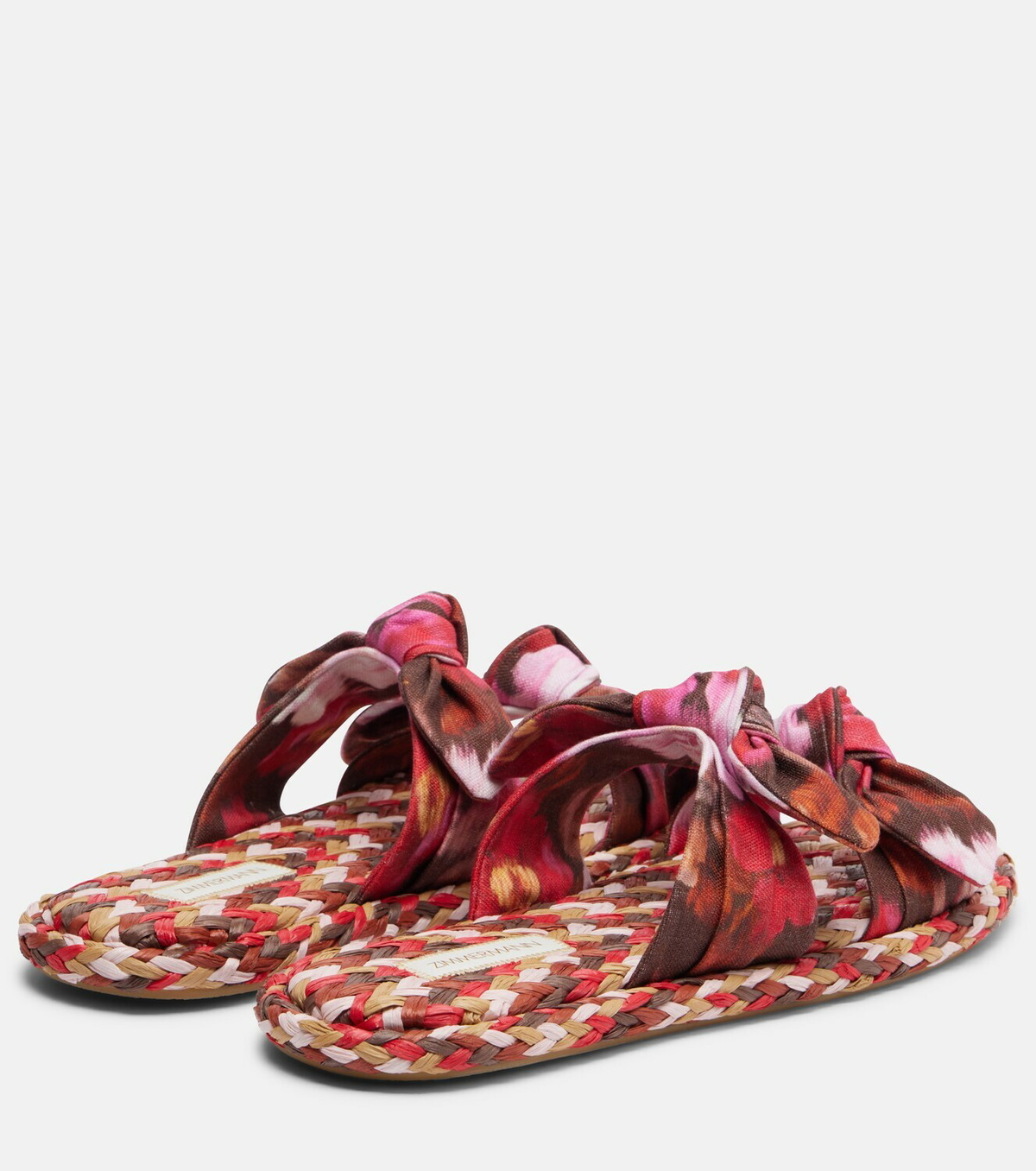Zimmermann Carousel printed espadrille slides