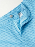 Peter Millar - Chiavari Cube Slim-Fit Shorth-Length Printed Swim Shorts - Blue