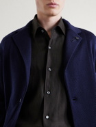 Lardini - Knitted Virgin Wool Blazer - Blue