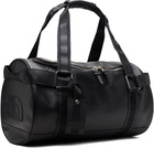 The North Face Black Base Camp Leather Duffle Bag
