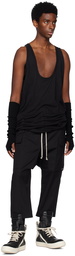 Rick Owens Black Wool Arm Warmers